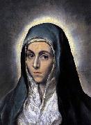 GRECO, El The Virgin Mary Spain oil painting artist